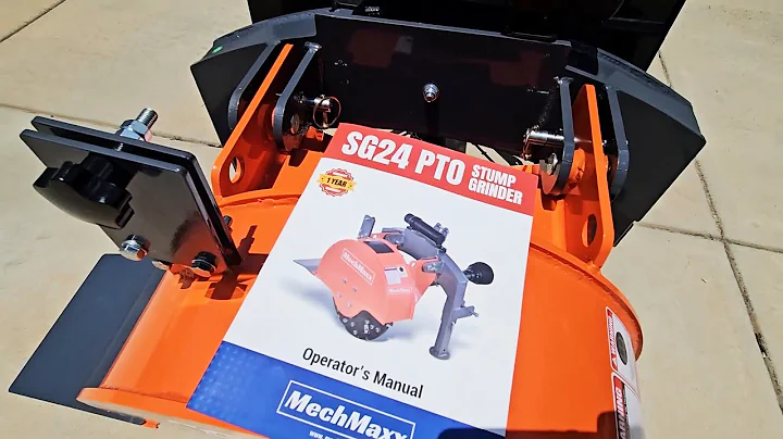 MechMaxx PTO Stump Grinder SG24 Assembly Video From User