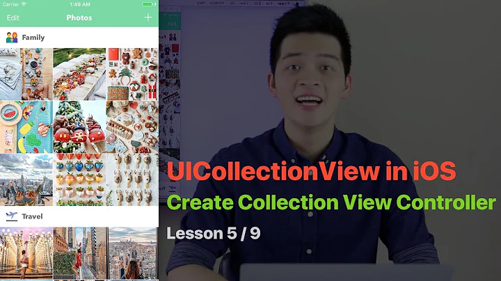 UICollectionView Pt 5: CREATE UICOLLECTIONVIEWCONTROLLER IN iOS