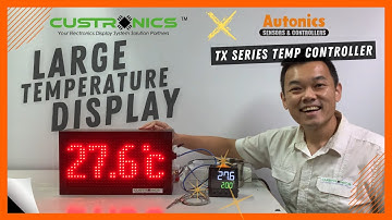 #Custronics X #Autonics #TXseries Digital Temperature Thermal Display Panel #TX4m #TX4L #TX4s #TX4h