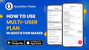 How to Use Multi User Plan in Quotation Maker App | Android & iPhone | Mobile App | Multi-User