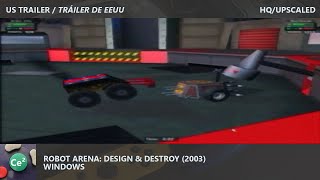 Robot Arena: Design & Destroy | PC | 2003 | Video Game US Trailer | HQ/Upscaled