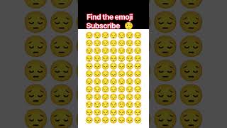 😱🔥 Find the Different Emoji! 👀🧠 | Emoji Challenge 💯🎯 #Shorts #funny #trendingshorts #viralvideo