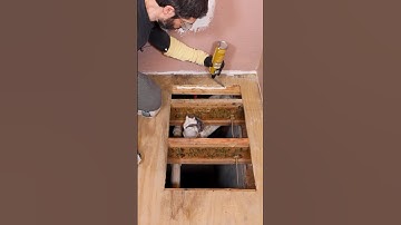 Toilet Subfloor Repair Tips - #shorts #homerepairtutor #brandpartner