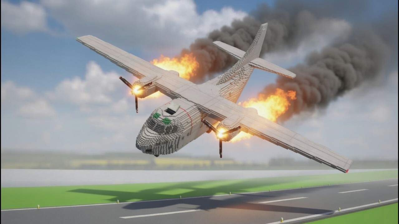 Realistic Plane Crashes & Dogfights (AI Planes) #3🔥| Teardown