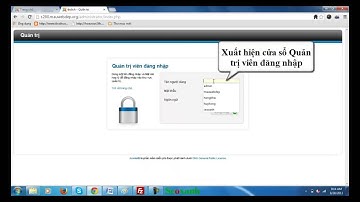 Bài 1: Hướng dẫn đăng nhập - - Website giới thiệu Joomla