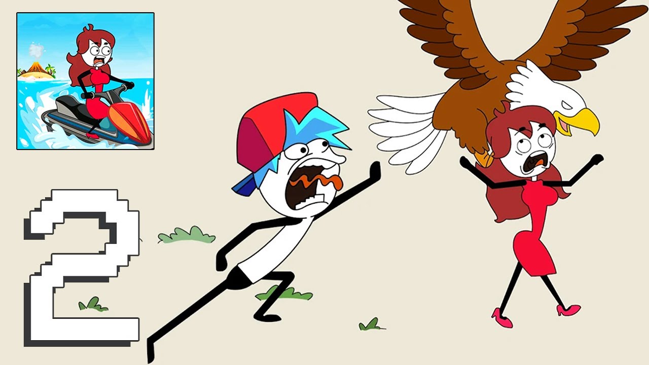 Stickman Story - Troll Master - Save Stick Girl - All Levels 16-30 Part 2 Walkthrough