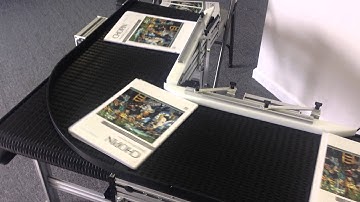 Modular Corner Turn Conveyor with adjustable rodless guide rail system