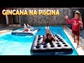 GINCANA NA PISCINA DA MARIA CLARA E JP!!!