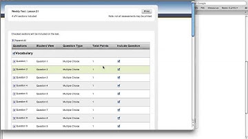 How to assign a reading test on Think Central