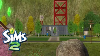 Building Calamity Hills - Municipal Building & Library Mods!  The Sims 2 Lets Play