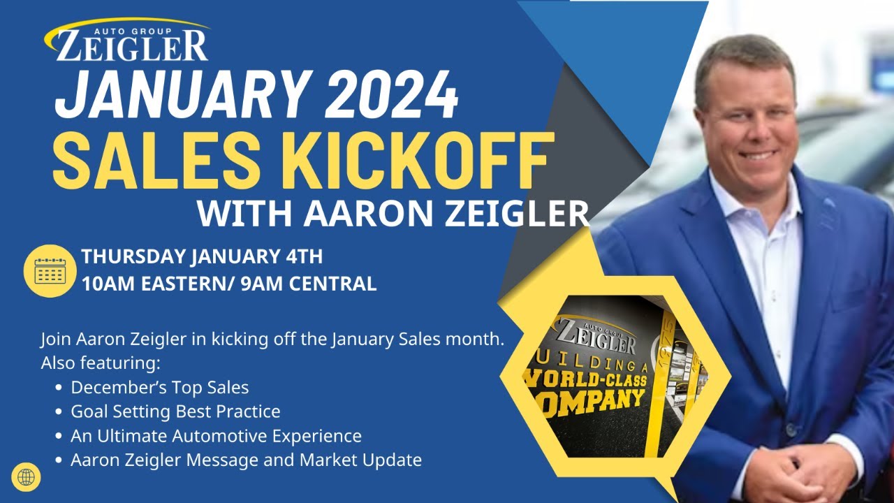 January Sales Kickoff with Aaron Zeigler