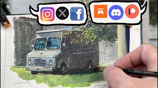 I Paint an Old Van While I Talk About the Online Art Businesss screenshot 1