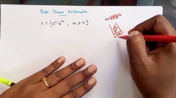 TOC part 44 - Example 2  for Push Down Automata in Tamil