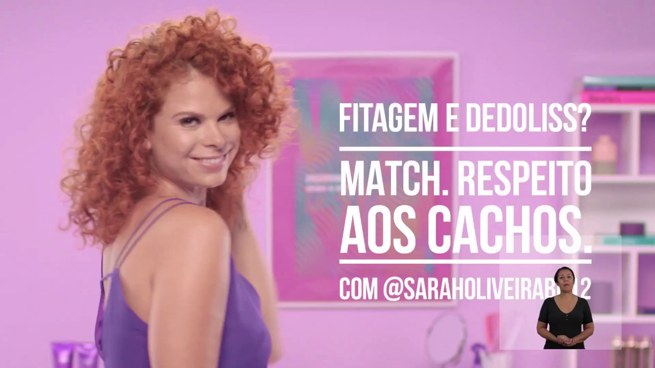 [Acessível] Dê Match com seus cachos - FITAGEM E DEDOLISS