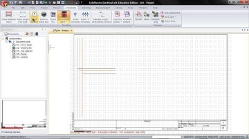 Creating Schematics in SolidWorks Electrical 2D