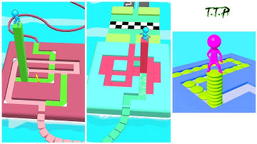 Stacky Dash Levels 4 - 6 Gameplay Walkthrough Android Games All Levels Unlock Trailer