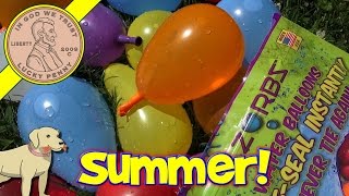 Zorbz Self-Sealing Water Balloons, Never Tie Again!