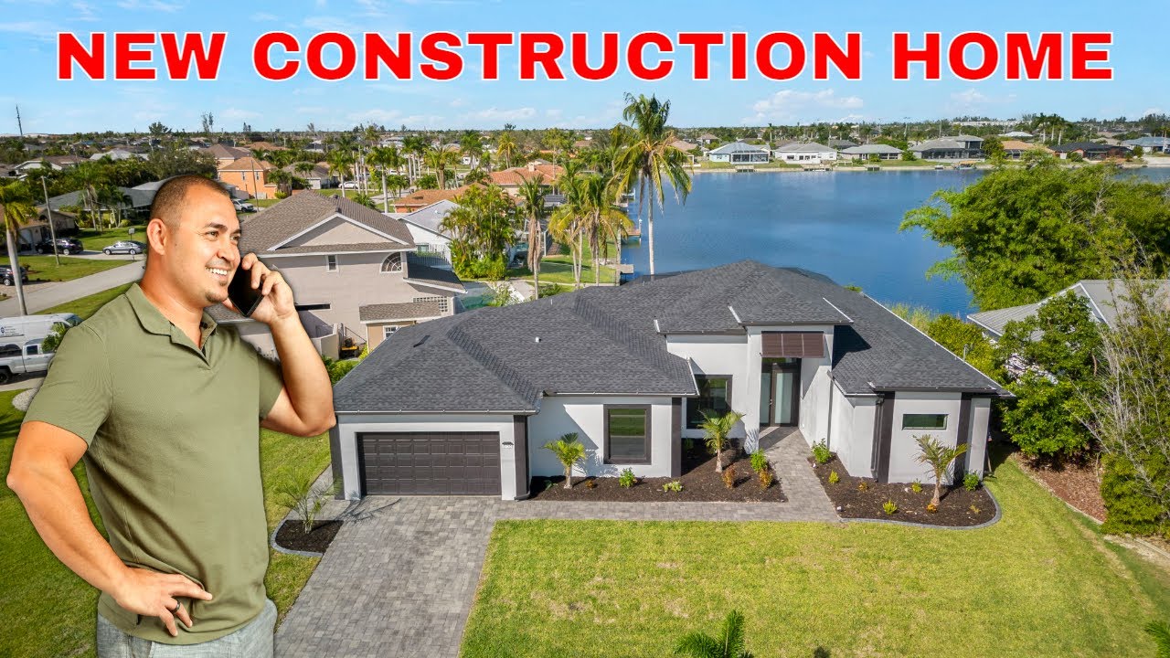[JUST SOLD] New Construction Home Overlooking Seabreeze Lake YouTube