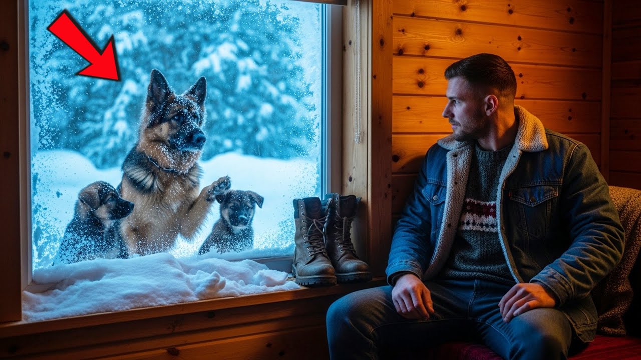 При температуре -30°C немецкая овчарка умоляла ветерана дать ей приют — его выбор изменил всё