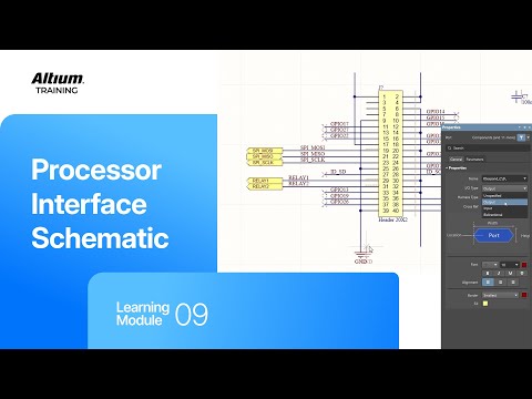 Altium Training - Making the Connections: Processor Interface Schematic