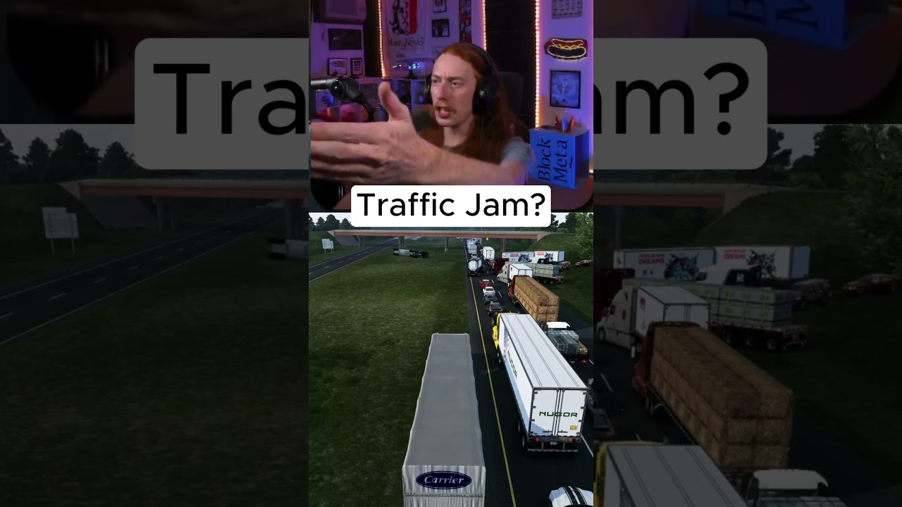 call the DOT this traffic is insane in american truck simulator
