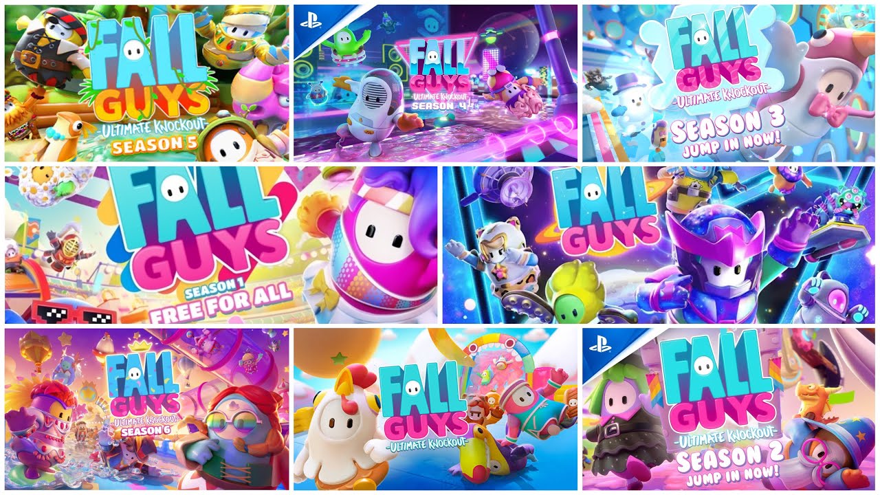 Wann Kommt Die Neue Fall Guys Season EVERY FALL GUYS CINEMATIC TRAILER (Seasons 1-8) - YouTube