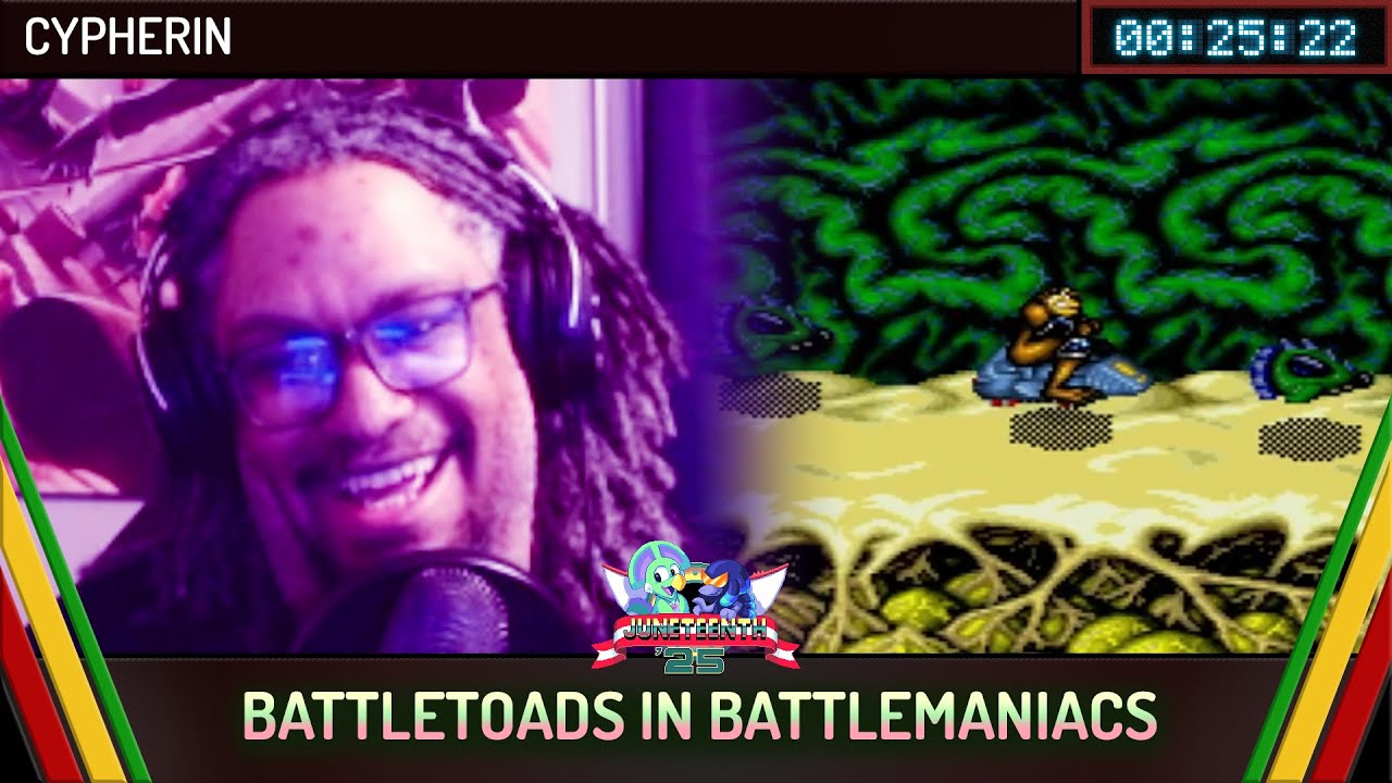 Battletoads in Battlemaniacs by Cypherin in 25:22 - Juneteenth