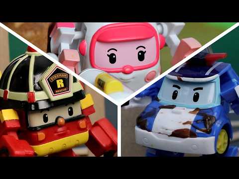 Best Toy Moments Collection│POLI in <strong>Real</strong> Life Compilation 02│Toy <strong>Car</strong> for Kids│Robocar POLI TV