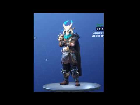 fortnite season 5 lvl 100 skin ragnarok full unlock 1 6 - full skin fortnite