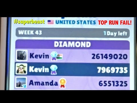 Top Run Contest On Subway Surfers Super Beast
