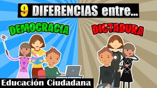 La Dictadura Qué Diferencias Existen Entre Una Dictadura Y La Democracia? Para Escolares