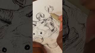 Ink sketches From the Start🐷🥠 #inktober #inktober2023 #howtodraw #artyoutuber #laufey