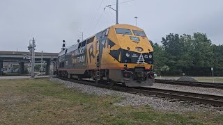 Amtrak 158 with 203 in the lead arrives at Norfolk Station