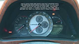 How to fix your Brake+ABS+TracOff lights go off