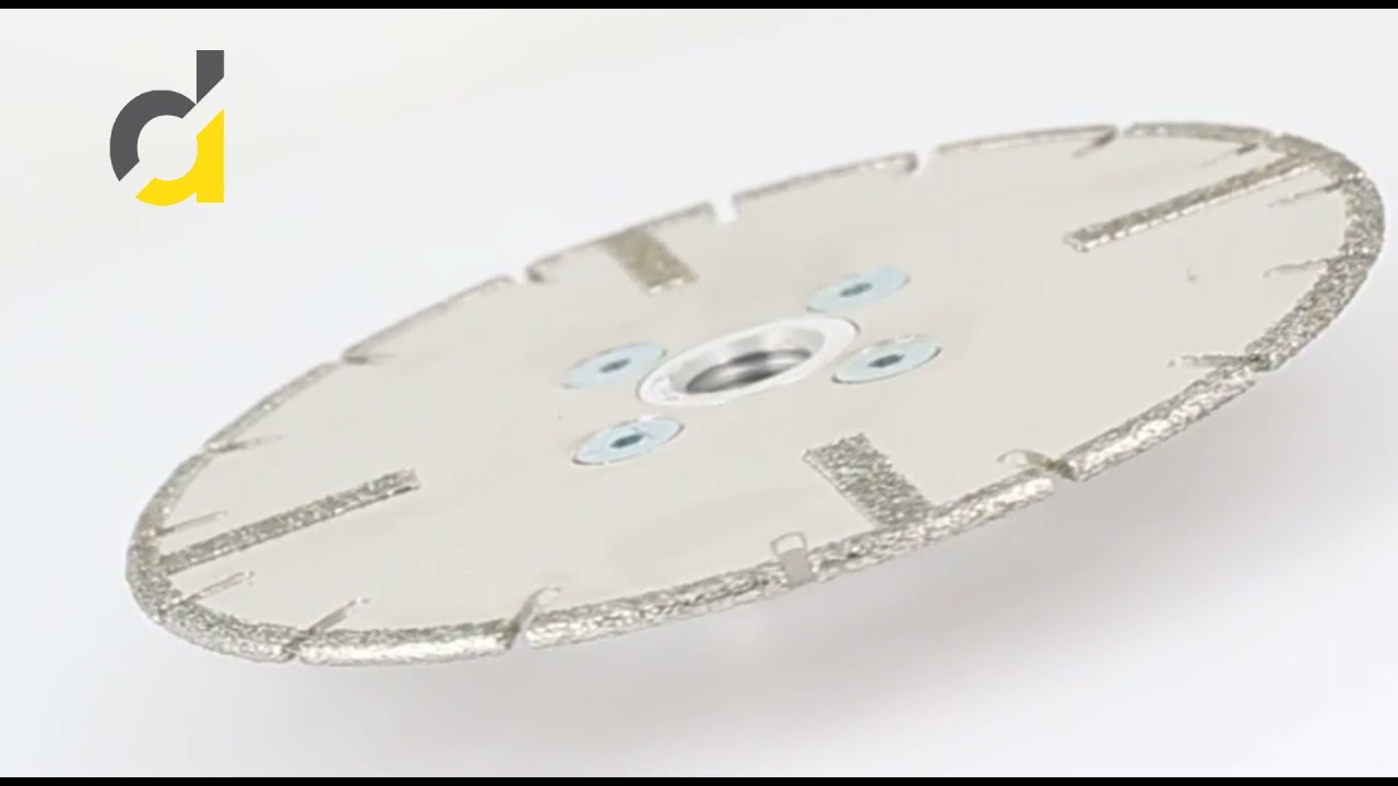 Disco Diamantato Elettrodepositato a settori con riporti laterali