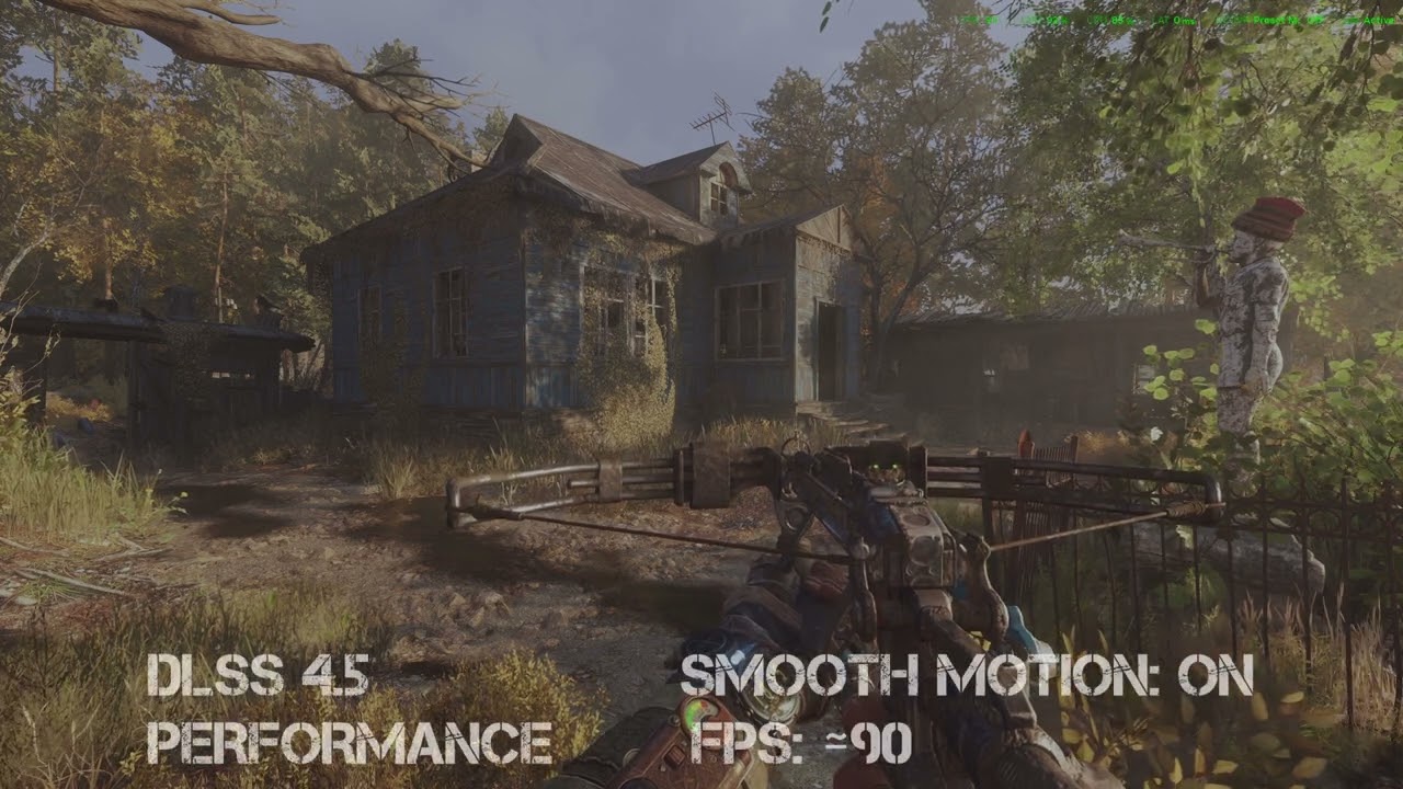 Metro Exodus (Enhanced) Native vs DLSS 4.5 Performance Comparison