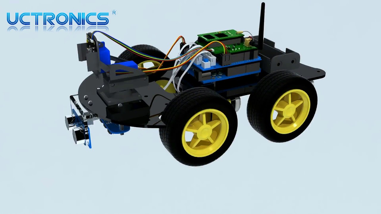 Uctronics Robot Car Kit For Raspberry Pi