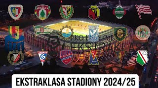 Ekstraklasa Stadiums 2024/25 🇵🇱 Stadiony
