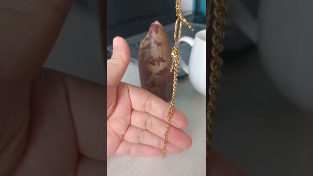 Star Paper Clip heart Key charm Chunky link chain pvd gold plated stainless steel bracelet for women