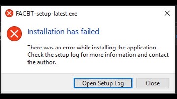 SOLUTION/ERROR/FACEIT installation has failed THERE IS A SOLUTION!
