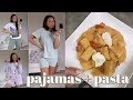 vlog: pajama haul & Chef Steph's pandemic alla vodka recipe 👩🏻‍🍳