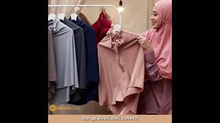 bergo Basic  hijab Instant Harian Nyaman Dari zanevahijab
