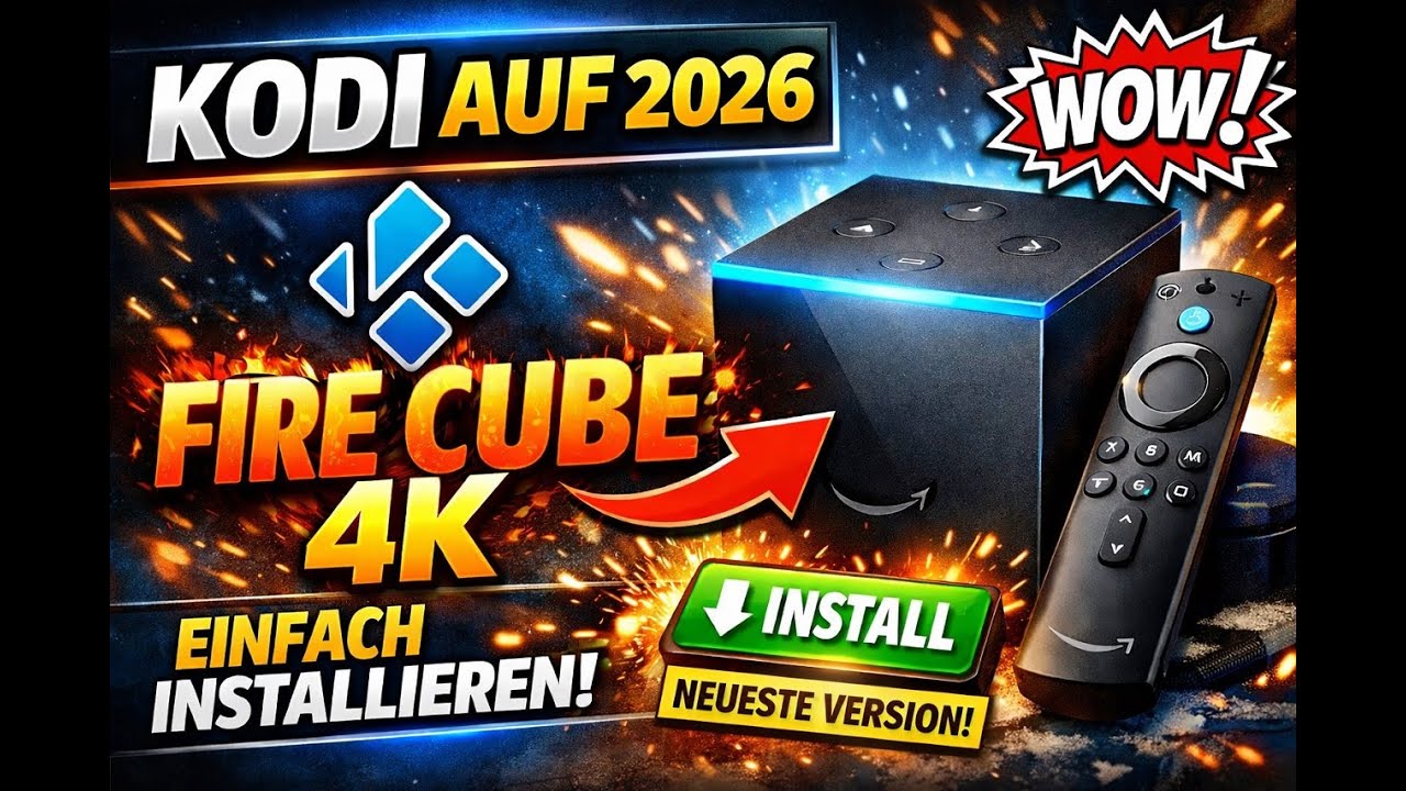 Kodi auf Fire Cube 4K installieren – NEUESTE VERSION 2026!