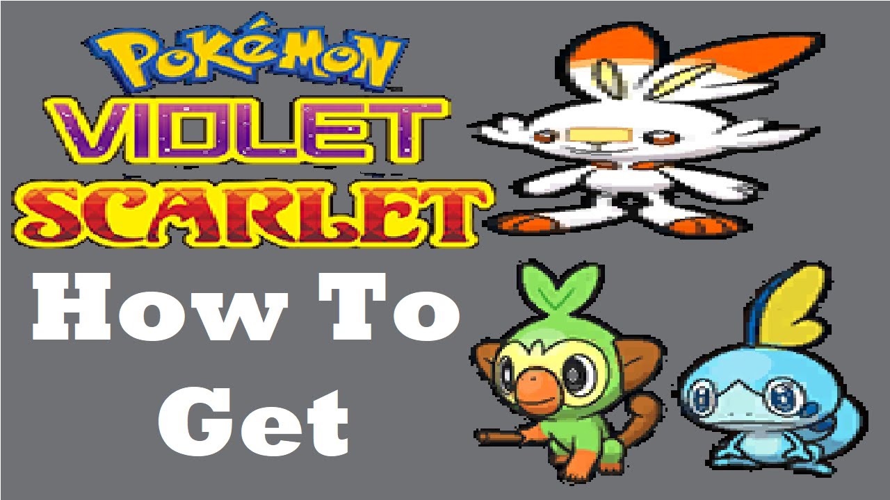 How to get the Galar starters in Pokemon Scarlet and Violet