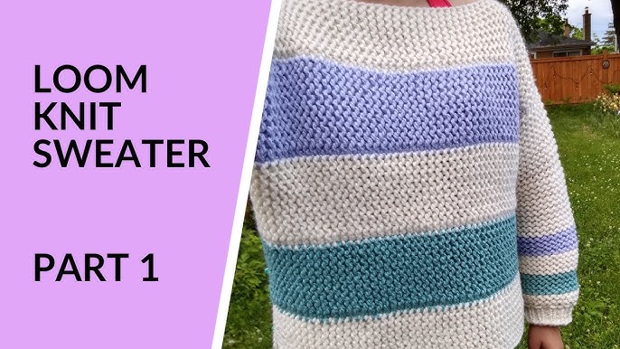 Loom Knit Guide: Children Sleeveless Cardigans – CinDWood Looms