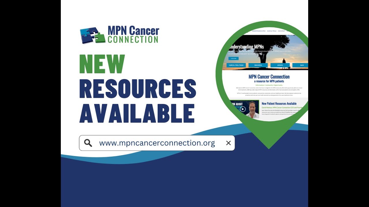 MPN Cancer Connection overview of new resources, September 2023