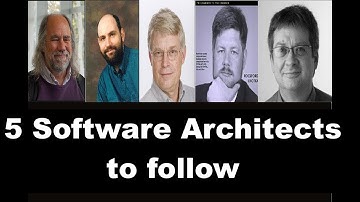 5 Top Software Architects that you should follow