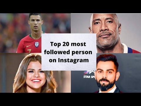 Most Followed Person On Instagram (updated list 2021) - YouTube