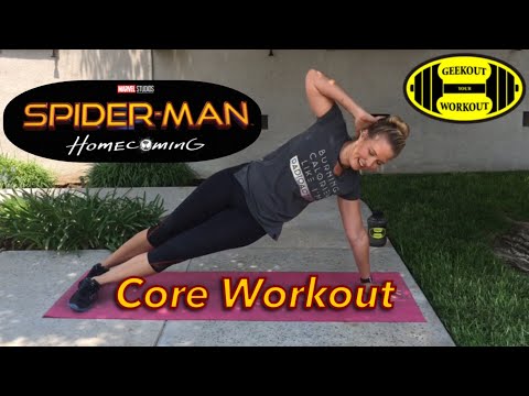 Spiderman Homecoming Core Workout with Geekout Your Workout