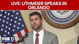 LIVE: Florida Attorney General speaks in Orlando